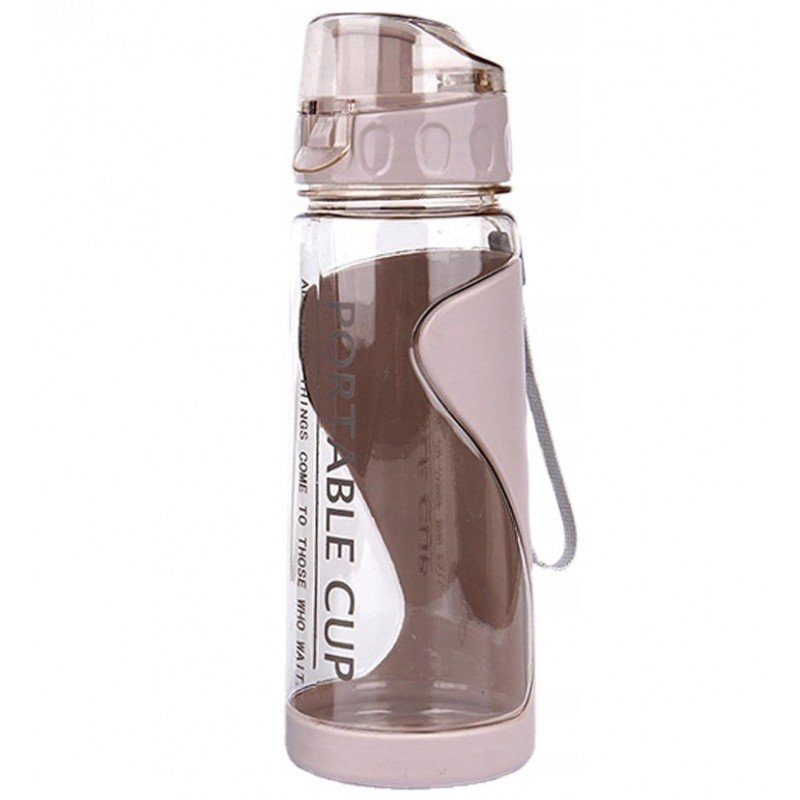 Športová fľaša na vodu 600 ml - ružová